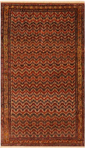 No Reserve - Antique Persian Qashqai Rug 7 ft 9 in x 4 ft 6 in (2.36 m x 1.37 m)