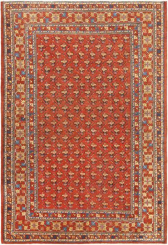Antique Khotan Rug From East Turkestan 12 ft x 8 ft 5 in (3.66 m x 2.57 m)
