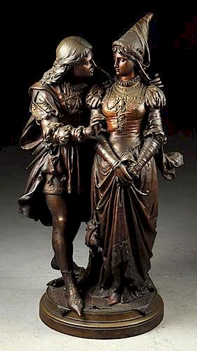 Romeo & Juliet Bronze By L. Gregoire.