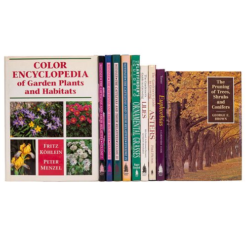 Euphorbias / Color Encyclopedia of Garden Plants and Habitats / The Cattleyas and Their Relatives / The Pruning of Trees. Piezas: 10.