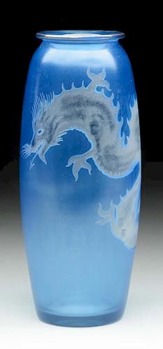 Hawkes Dragon Vase.