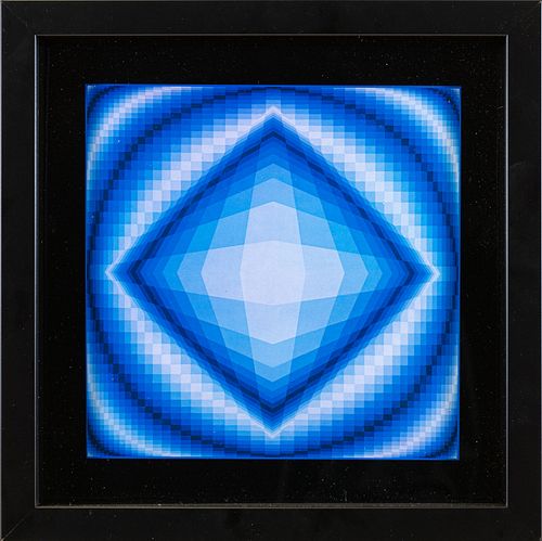 VICTOR VASARELY,  Untitled Serigraph
