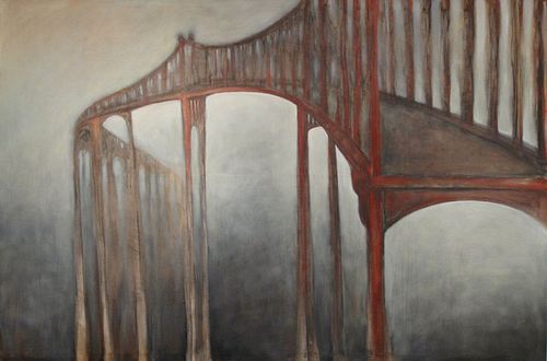 NATASHA TUROVSKY, THE RED BRIDGE, limited edition print