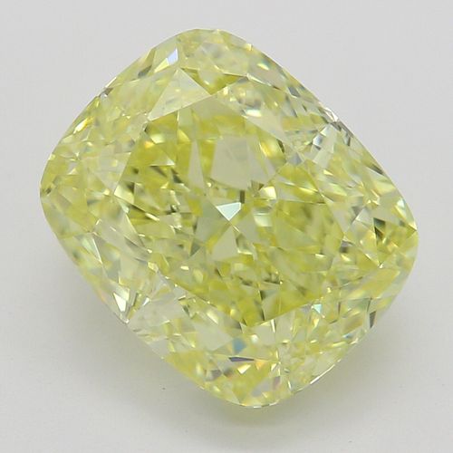 3.01 ct, Natural Fancy Intense Yellow Even Color, VVS2, Cushion cut Diamond (GIA Graded), Appraised Value: $164,300 