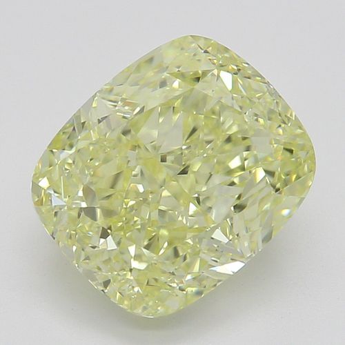 2.02 ct, Natural Fancy Yellow Even Color, VS2, Cushion cut Diamond (GIA Graded), Appraised Value: $38,700 