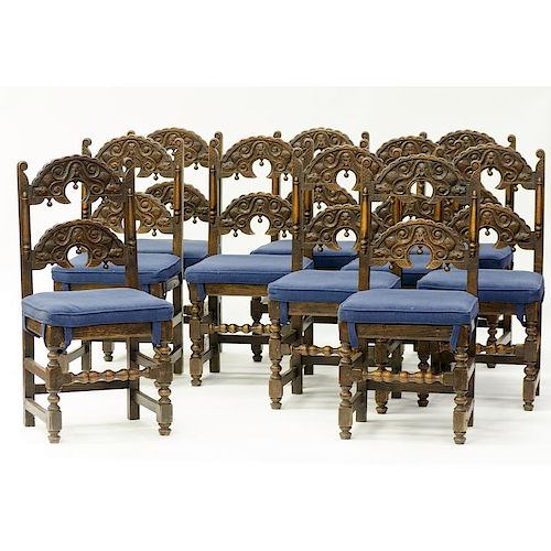 Continental Carved Chairs