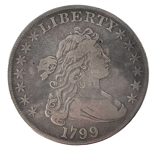 1799 DRAPED BUST SILVER DOLLAR $1