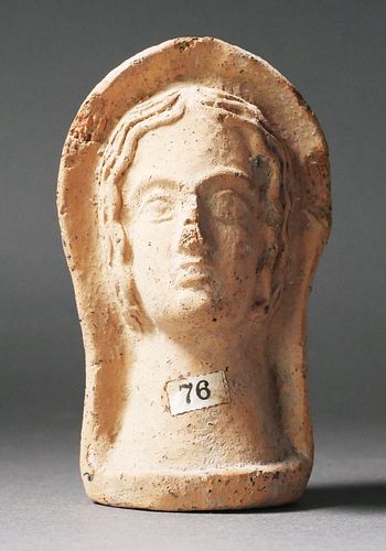 ROMAN Terracotta Bust, Ex SMITHSONIAN