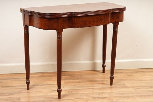 19th Century American  Card Table