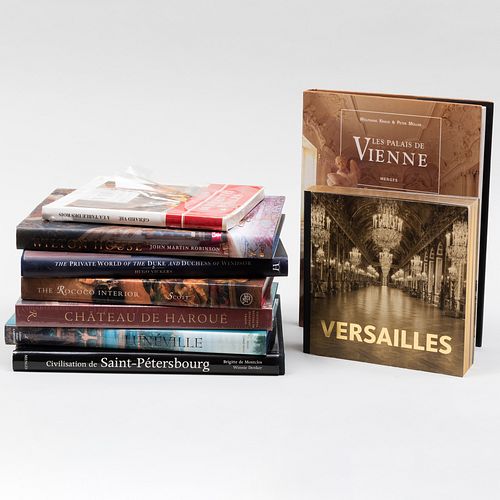 Group of Books on European Villas and Palaces