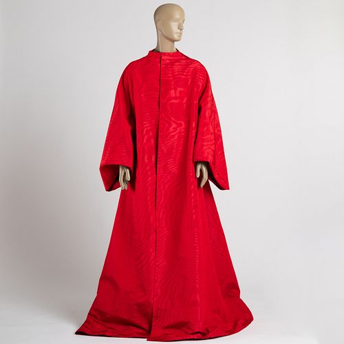 Chado Ralph Rucci Red Silk Moire Robe