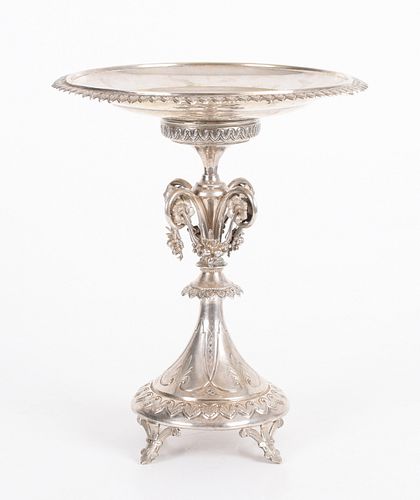 A German Silver Plated Compote