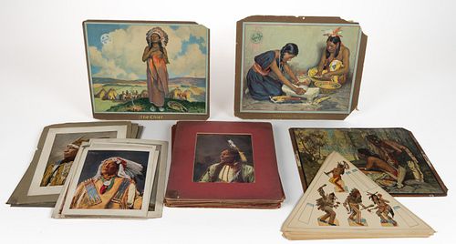 ASSORTED NATIVE AMERICAN PRINTS AND EPHEMERA, UNCOUNTED LOT