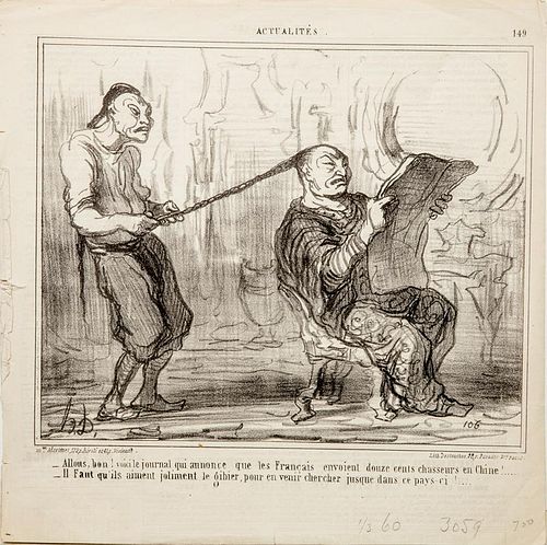 Honore Daumier (1808-1879): A Group of Twelve Lithographs
