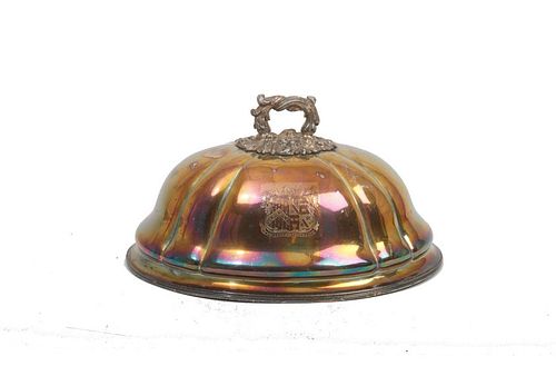 Small Silver Plated Platter Cover