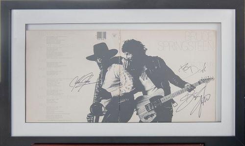 Springsteen & Clemons Signed "Born to Run" Album