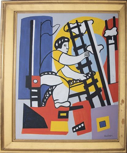 Jacques Harvery Homage to Fernand Leger