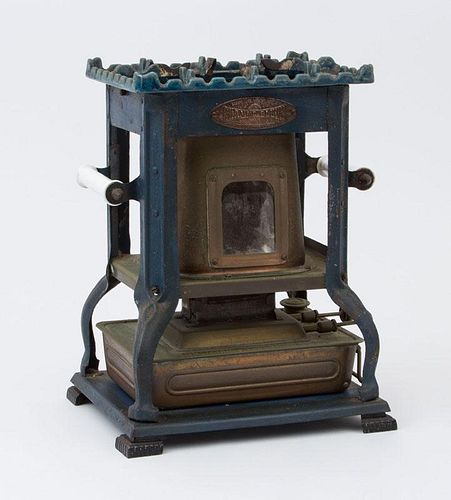 Flamme Bleue-Painted and Brass Camp Stove