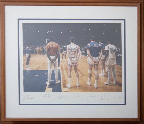 NBA All Star Autographed Photo, 1968