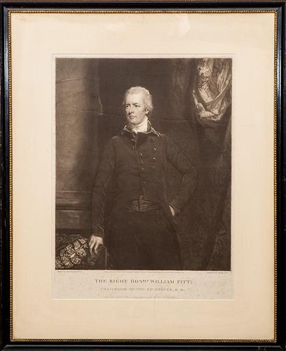 After George Clint (1770-1854), After John Hoppner (1758-1810): The Right Honorable William Pitt, Chancellor of the Exchequer