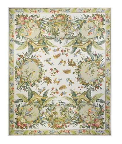 NO RESERVE Needle Point Rug 8’ x 10’ (2.44 x 3.05 m)