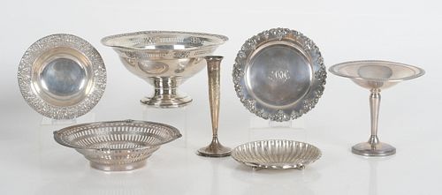 A Group of Estate Sterling Silver Tableware