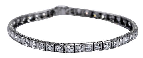 Platinum Add a Diamond Bracelet