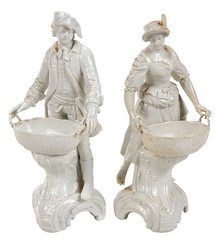 Pair of KPM Porcelain Figures