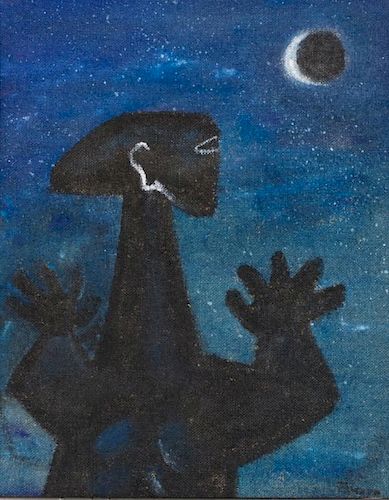 R. Tamayo "Hombre Gritando A La Luna"