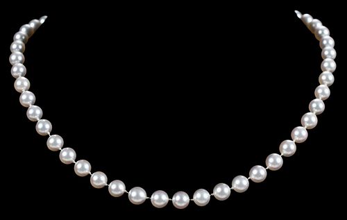 14kt. Mikimoto Strand of Pearls