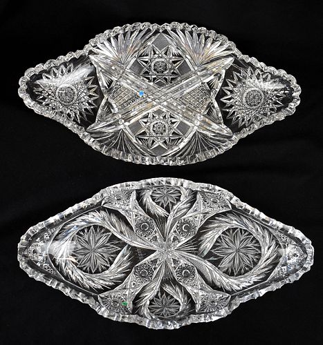  IMPERIAL GLASS SERVING DISHES (2)