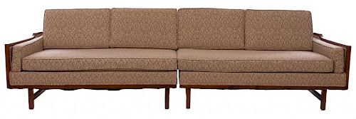 Paul McCobb Style Hollywood Regency Sectional Sofa