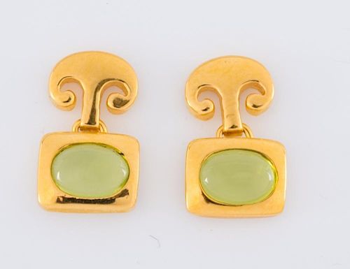 14K Peridot Earrings Museum of Modern Art