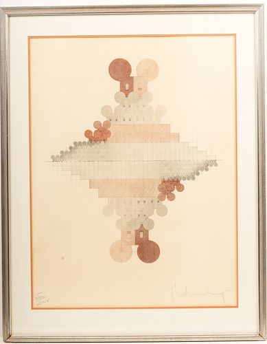 Claes Oldenburg (American, 1929-2022) Geometric Mouse Pyramid Lithograph 