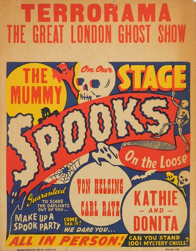 Poster- Terrorama- The Great London Ghost Show