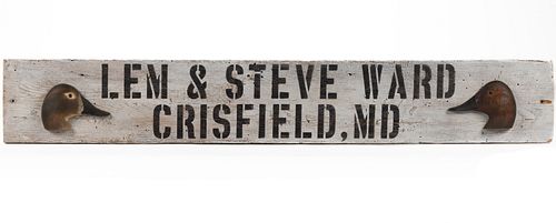 WARD BROTHERS-STYLE FOLK ART PAINTED SIGN