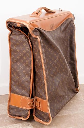 Sold at Auction: Large Vintage Suitcase, Louis Vuitton?
