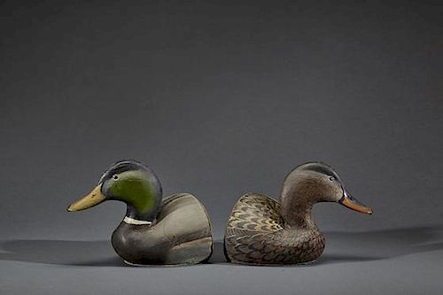 Mallard Bookends The Ward Brothers, Lemuel T. (1896-1983) and Stephen (1895-1976)