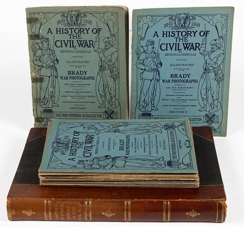 ANTIQUARIAN CIVIL WAR PUBLICATIONS, LOT OF 17