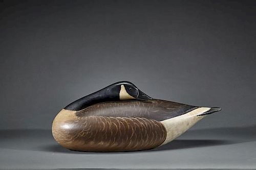 Crowell-Style Preening Goose George Strunk (b. 1958)