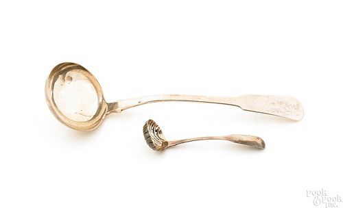 Scottish silver ladle, 1816-1817 bearing the touch