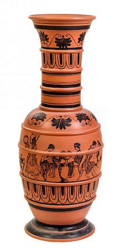 A Maquette of the World's Largest Haeger Pottery Vase Height 28 1/2 inches.