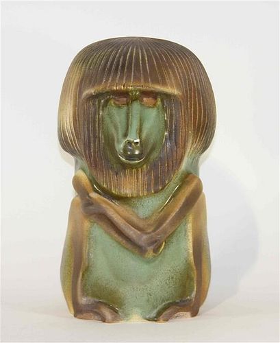 A Haeger Pottery Figure Height 14 inches.