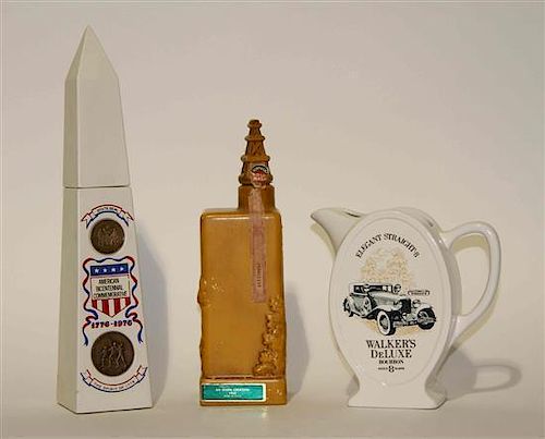 Three Haeger Pottery Articles Height of tallest 15 1/2 inches.