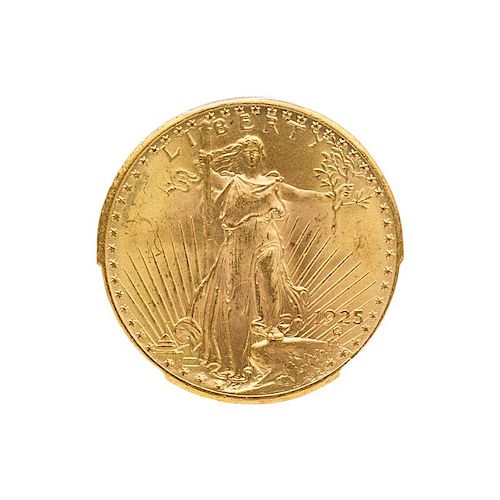 1925 ST. GAUDENS $20.00 GOLD COIN