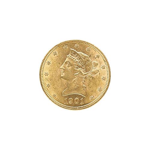 1901 $10.00 LIBERTY HEAD GOLD COIN
