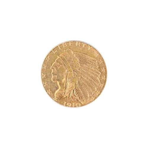 U.S. 1910 $2.5 GOLD COIN