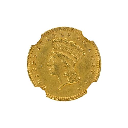 1874 US GOLD $1.00 COIN