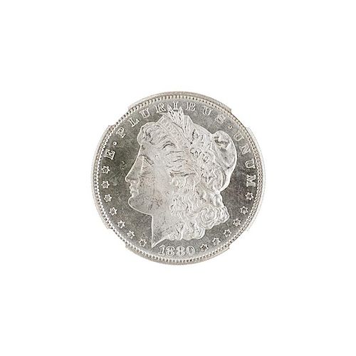 1880 MORGAN SILVER DOLLAR COINS
