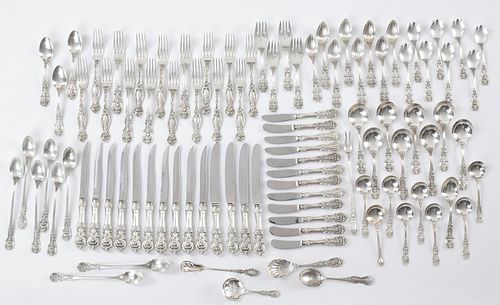 Reed & Barton sterling silver flatware service inh